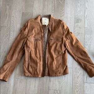 Wrangler Men's Tan Suede Jacket